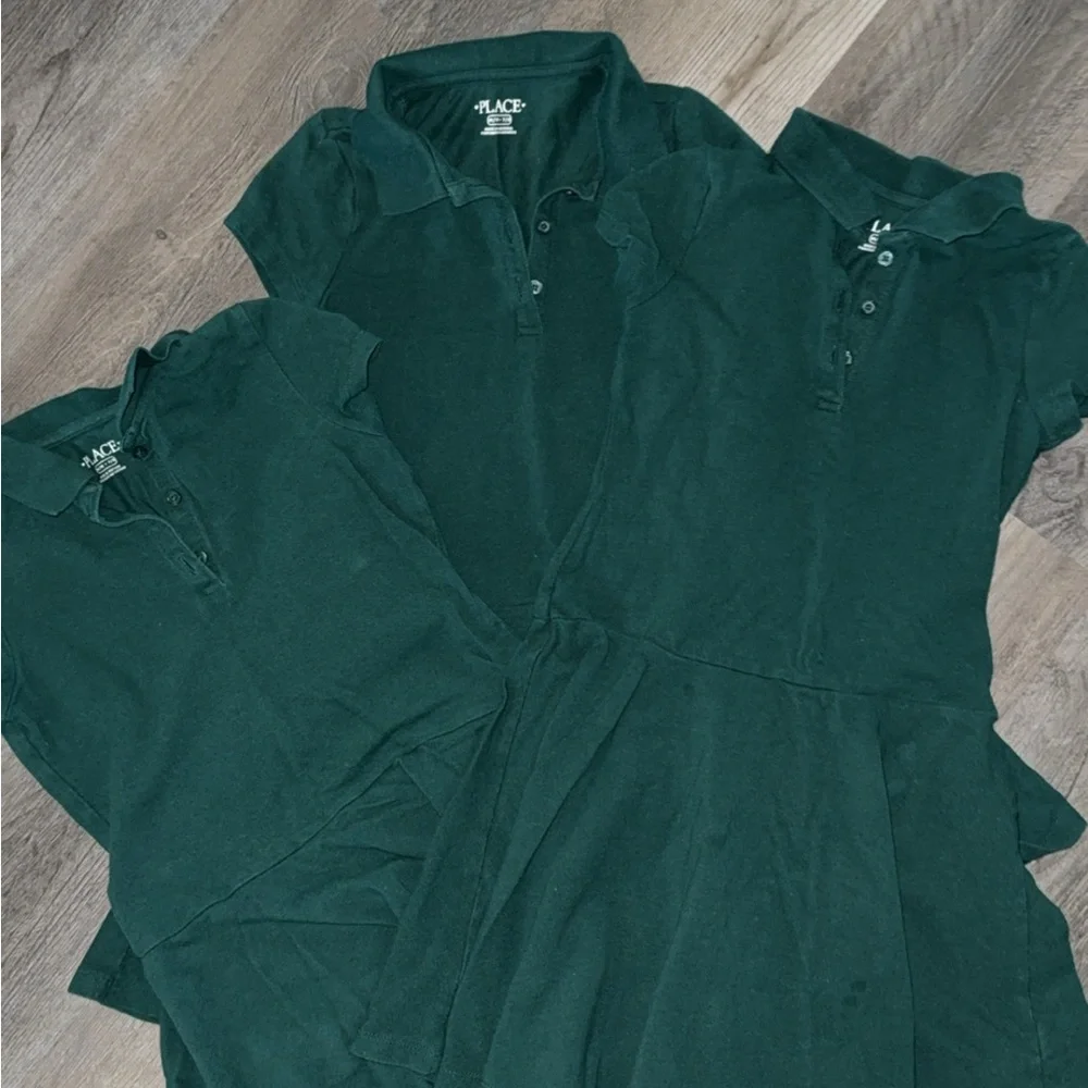 Kids Green Polo Dresses